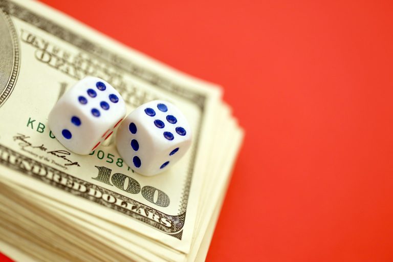 Money, finance and gambling concept
